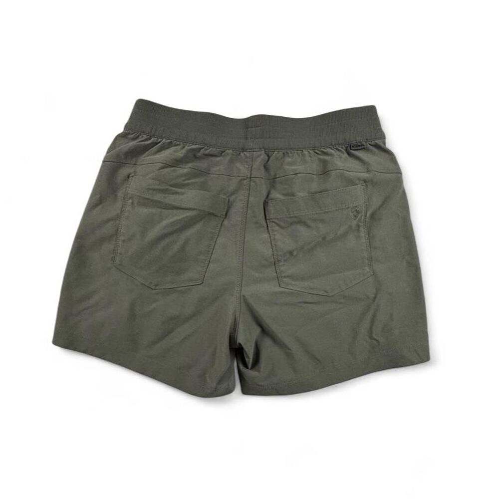 KÜHL Women's Olive Green Hiking Shorts Size Small Lightweight Outdoor Pull On - Picture 3 of 6